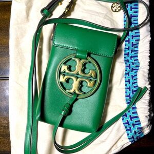 Tory Burch Leather Crossbody with tassels